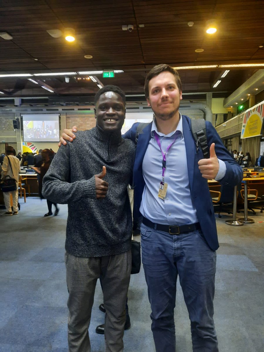 BigmanBavon's tweet photo. As we marked the end of @UN Civil Society Conference I proudly reflect on @PaaMoja achievements in fostering inclusivity and amplifying voices for sustainable development!
#2024uncsc #globalsolidarity #YouthEmpowerment #uncso #SDGs #sdg8 https://t.co/b9faWqfjfA