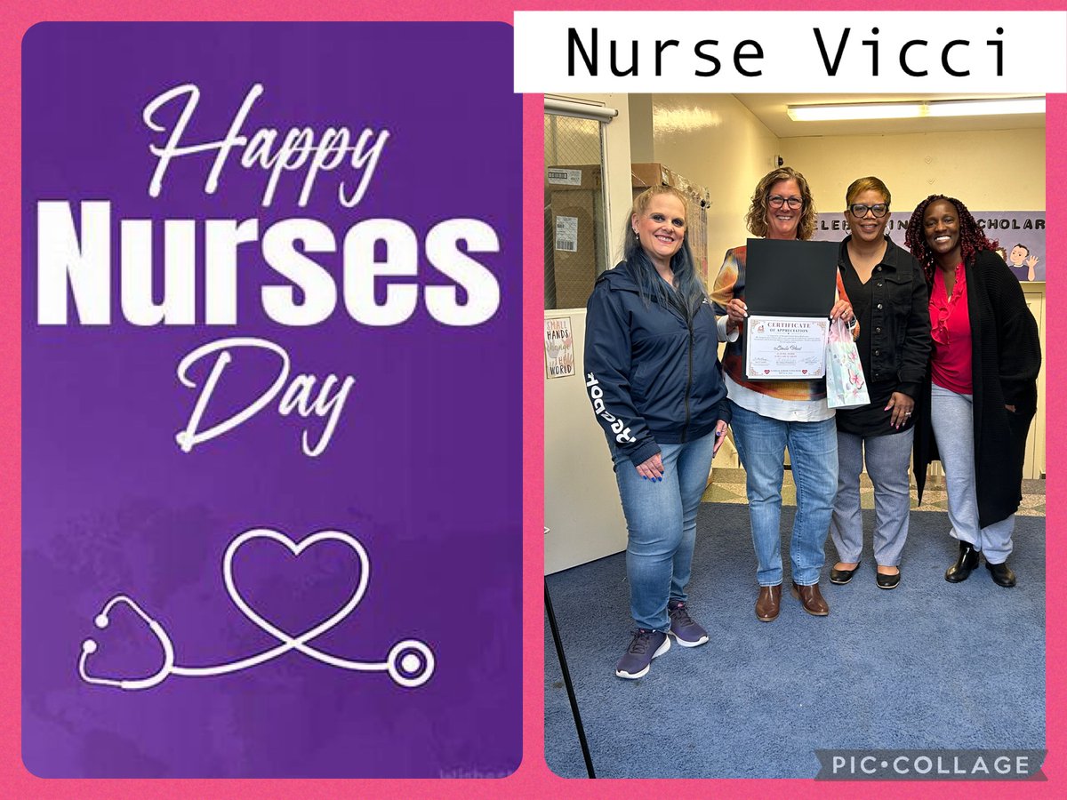 Scholars Academy recognizes Nurse Vicci during Nurses' Appreciation Week! #goodtogreat #Orange💪🏾 #movingintogreatness