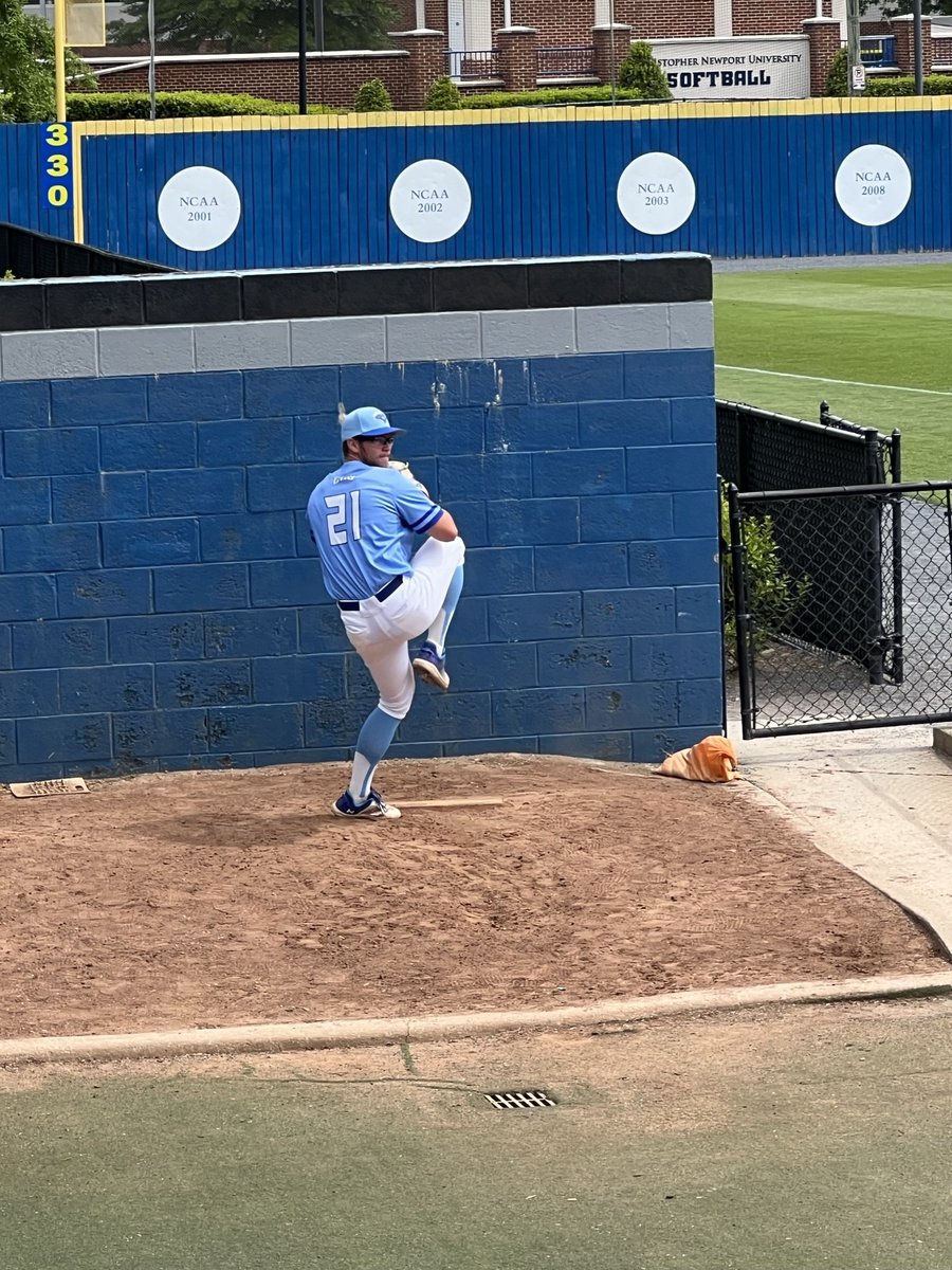 Congratulations, <a href="/_DWebs14/">Dylan Weber</a>! You are a <a href="/C2CAthConf/">Coast-To-Coast Athletic Conference</a> champion, tournament MVP, and the new all-time strike out leader  <a href="/CNU_Baseball/">CNU Baseball</a>! Well done, sir! We  are proud of you! ⚫️⚪️🔵💪⚾️ #dombats #mantheship #alltimeks #mvp