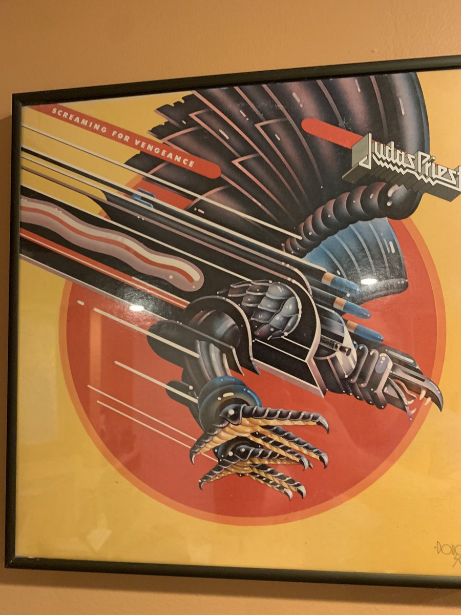 I’m doing my #albumadayin2024 thing - playing my #records back to back. Next: Judas Priest, Screaming for Vengeance. Heavy and highly evolved from the prior one. One of my two Priest favorites. You? #vinyl #80smusic #HardRock #NowPlaying #vinylcollector 
#RockSolidAlbumADay2024