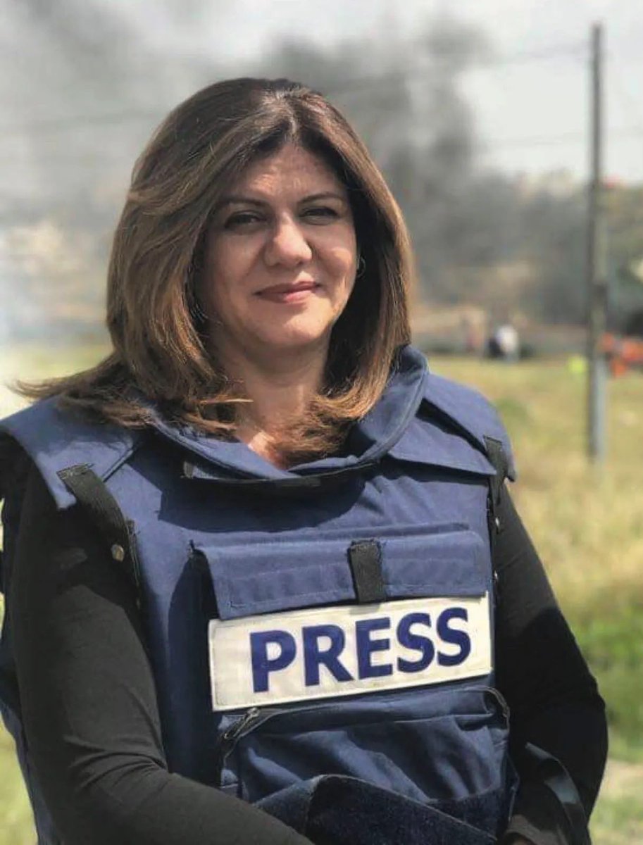 Two years ago today, an Israeli sniper shot and killed Palestinian-American journalist Shireen Abu Akleh in occupied West Bank. We must not forget.