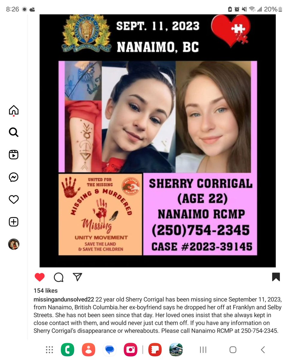 #Missing #Nanaimo #BC #SHERRYCORRIGAL #BRITISHCOLUMBIA #MissingPerson