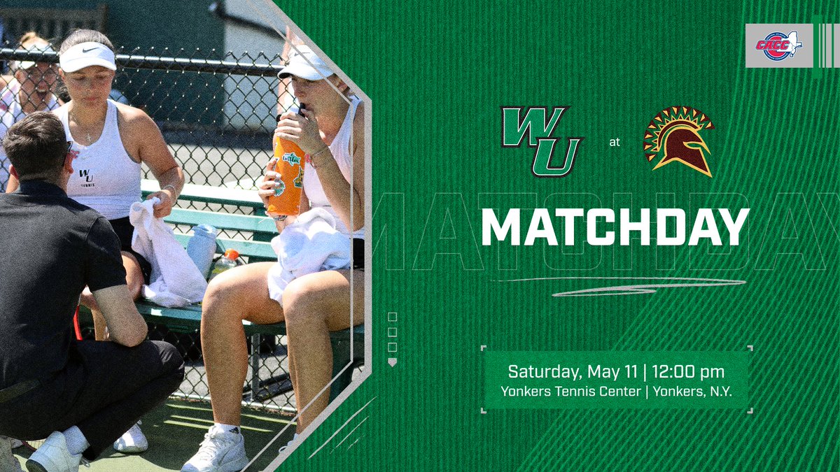 #MATCHDAY!!!

#WilmUTennis travels to St. Thomas Aquinas to take on the Spartans in the Round of 32 in the NCAA Tournament! Winner heads to the #D2Festival in Orlando next week! First serve at 12:00 pm in Yonkers. #LetsGoCats!!

Follow live:
📈 - ioncourt.com/ties/663d7ff25…