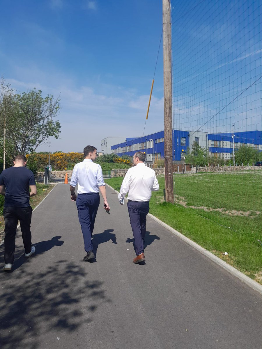 JohnConnollyTD's tweet photo. Thanks to @jackfchambers for his help canvassing this morning. We visited #Millerslane and the Gateway Retail where I spoke to Jack about the need for the @TFIupdates to develop a #bus interchange facility as part of the proposed new #Galway Bus Network. https://t.co/BG9IAFtcu0