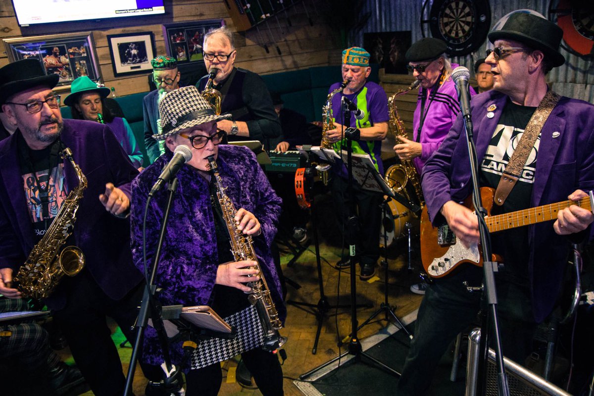 blowjangles's tweet photo. Catch us tonight at #Penwortham Live. We’re playing at St Teresa’s Parish Centre (PR1 0DS) at 10pm.
Come and join us for some fun and frolics! And a whole lotta ska!
#letsjangle #enjoyyourself #hirethehorns https://t.co/5Ef6wz4S9J