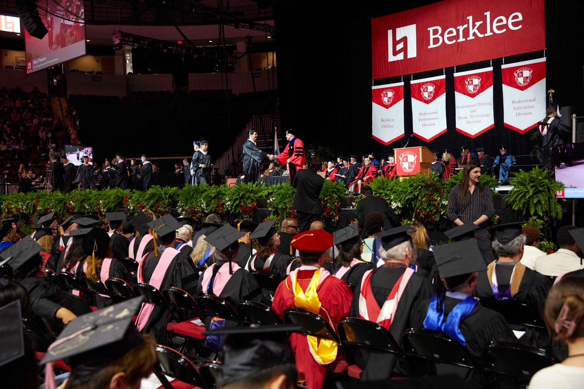 For family and friends unable to join in person, the 2024 Berklee College of Music commencement ceremony will be broadcast live on Saturday, May 11. The processional begins at 9:45 AM ET, and the ceremony begins at 10:00 AM ET. berkonl.in/3JTm4bX #BerkleeGrad2024