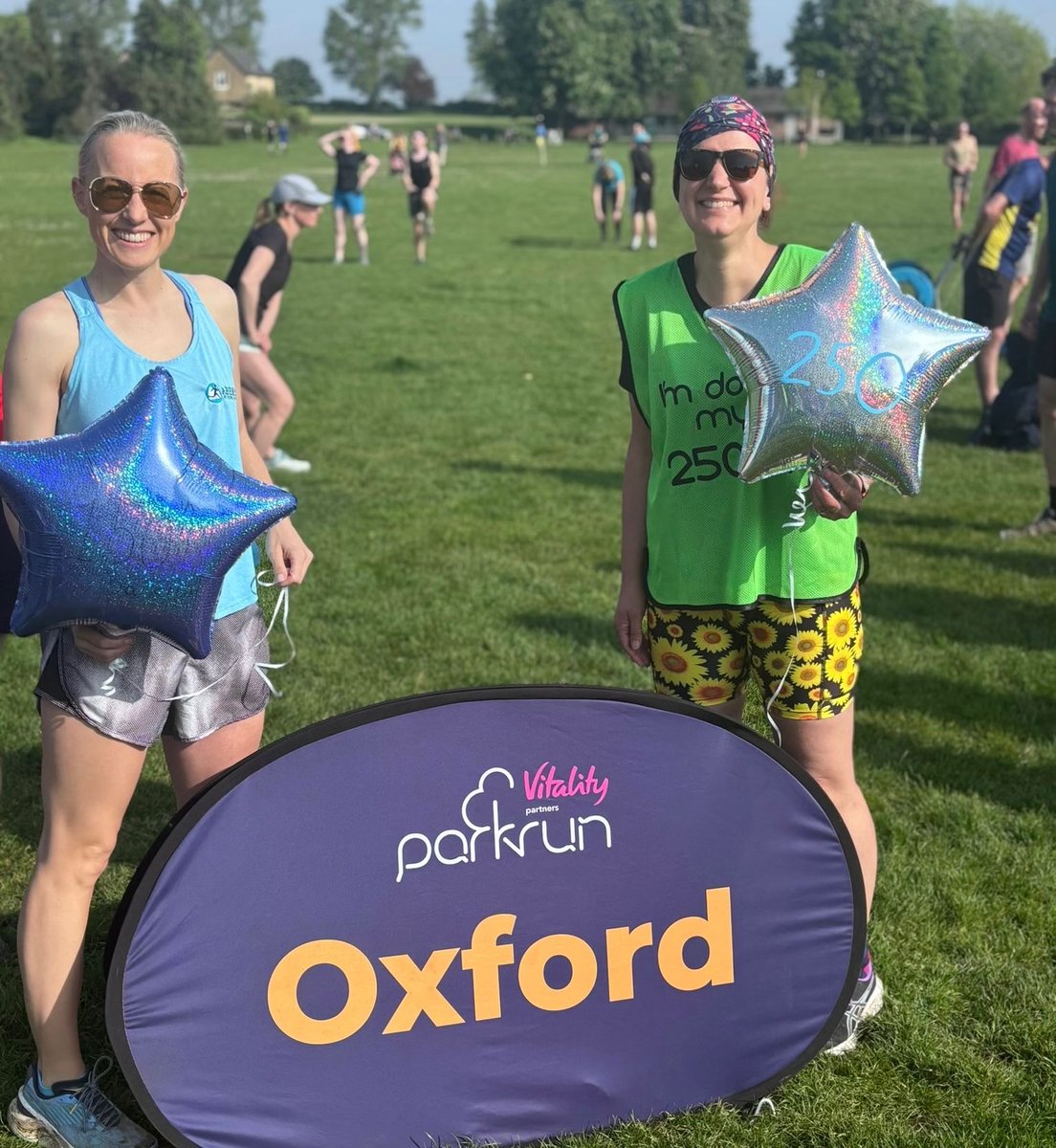 'As nurses, the thing we're most proud of is the difference we make to patients.' Ward sister Lucy and Matron Heather from @OUHospitals celebrated International Nurses Day with @parkrunUK today. Lucy completed her 150th parkrun and Heather completed her 250th. 👏 #IND2024