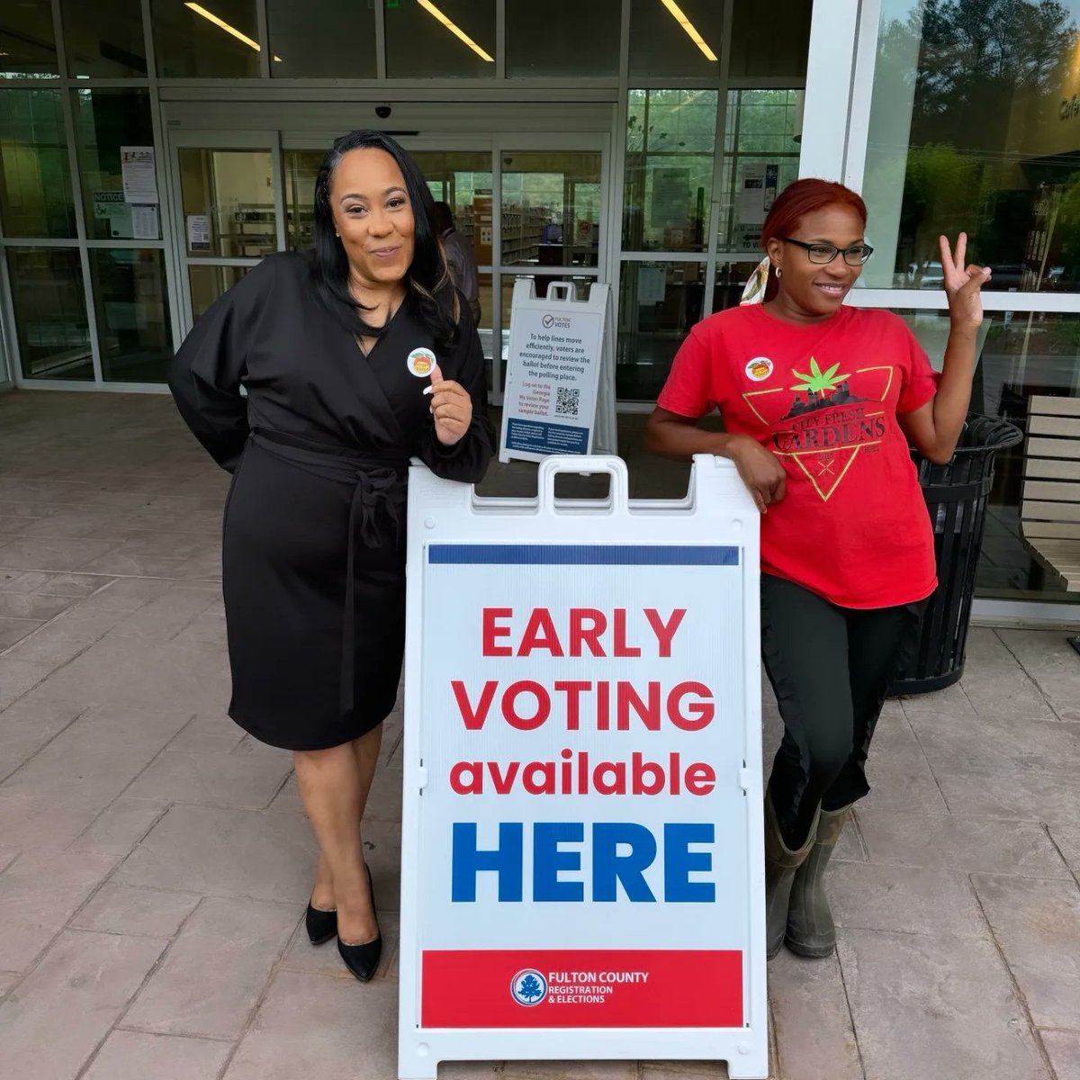 Today's the last Saturday for early voting in #FultonCounty! Don't miss your chance to vote early and shape our community's future. Re-elect Fani Willis for District Attorney. Find a polling location: mvp.sos.ga.gov/s/advanced-vot… #EarlyVoting #FaniWillis #FaniForDA #FaniForFulton