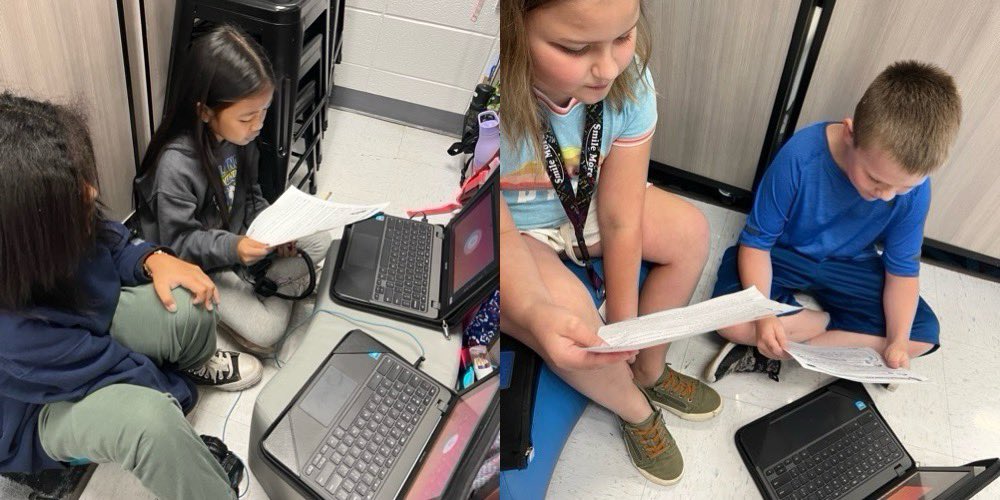 Recording our opinion writing pieces as podcasts! 🎧 Would you rather be a parrot or an octopus? 🤔 🦜 🐙 @NatcherElem