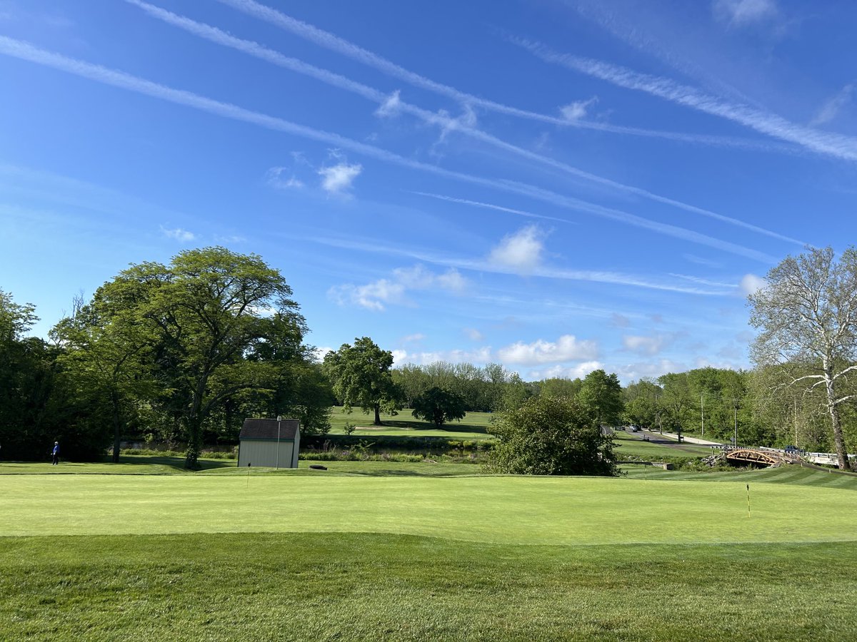 Absolutely beautiful morning for golf in Skippack.