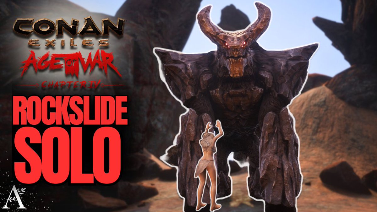 WATCH HERE➡️youtu.be/qVm3Wzn5pk4?si… Watch me take on the mighty Rockslide SOLO 👀 Exile v Rockslide (SOLO) | Conan Exiles via @YouTube @ConanExiles @Funcom