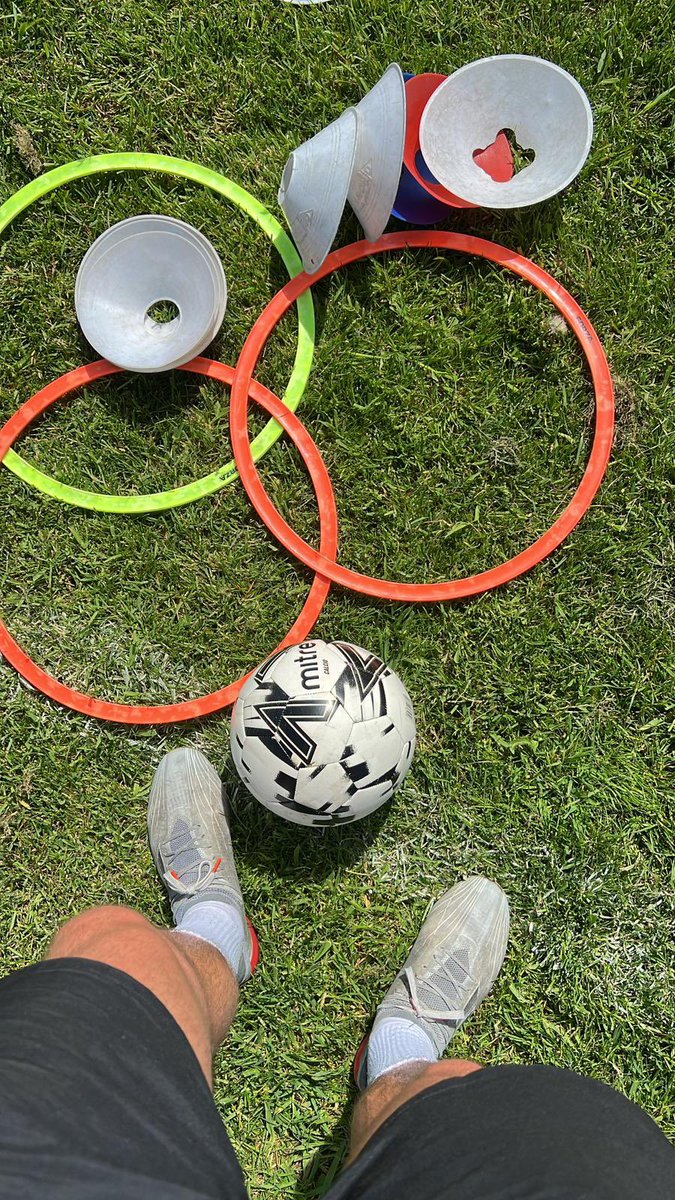 Beautiful day for it, let’s get it 💪⚽️