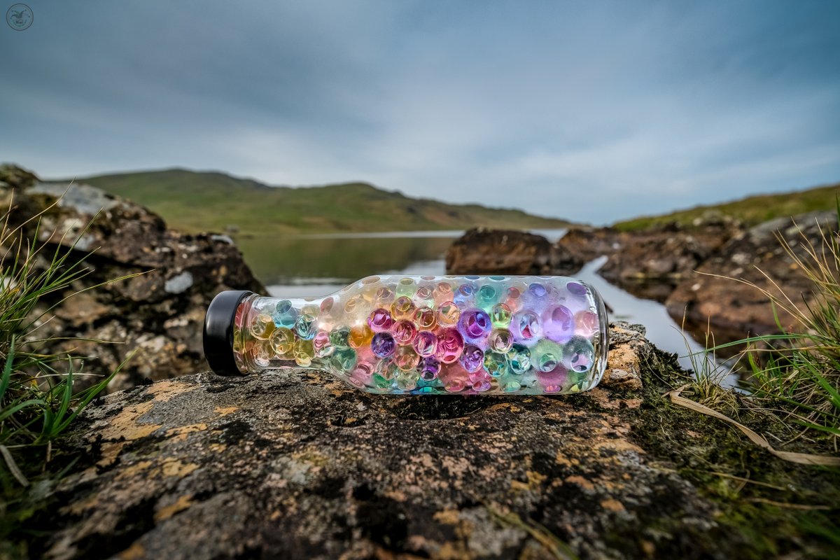 Bottle of Pearls Not actually sure if this works but was fun trying, these are the water absorbing pearls used in crafting, thought they would make interesting colours. #photography #landscapephotography #thelakedistrict #lake #landscape #waterpearls #photographer #abstract