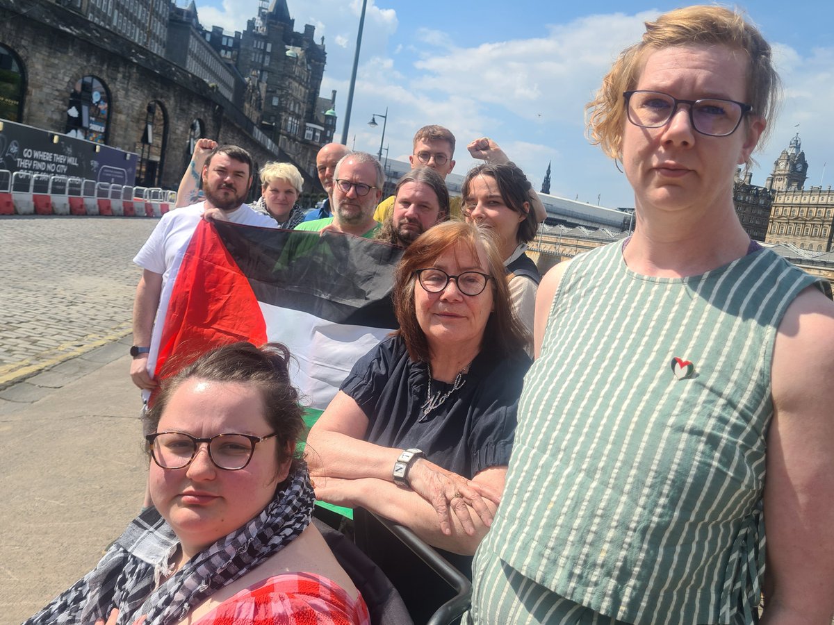 The @EdinburghGreens Councillors have an away day today so we can't make the #CeasefireNOW march, but sending our solidarity to everyone fighting for a Free Palestine ✊️🇵🇸 #AllEyesOnRafah