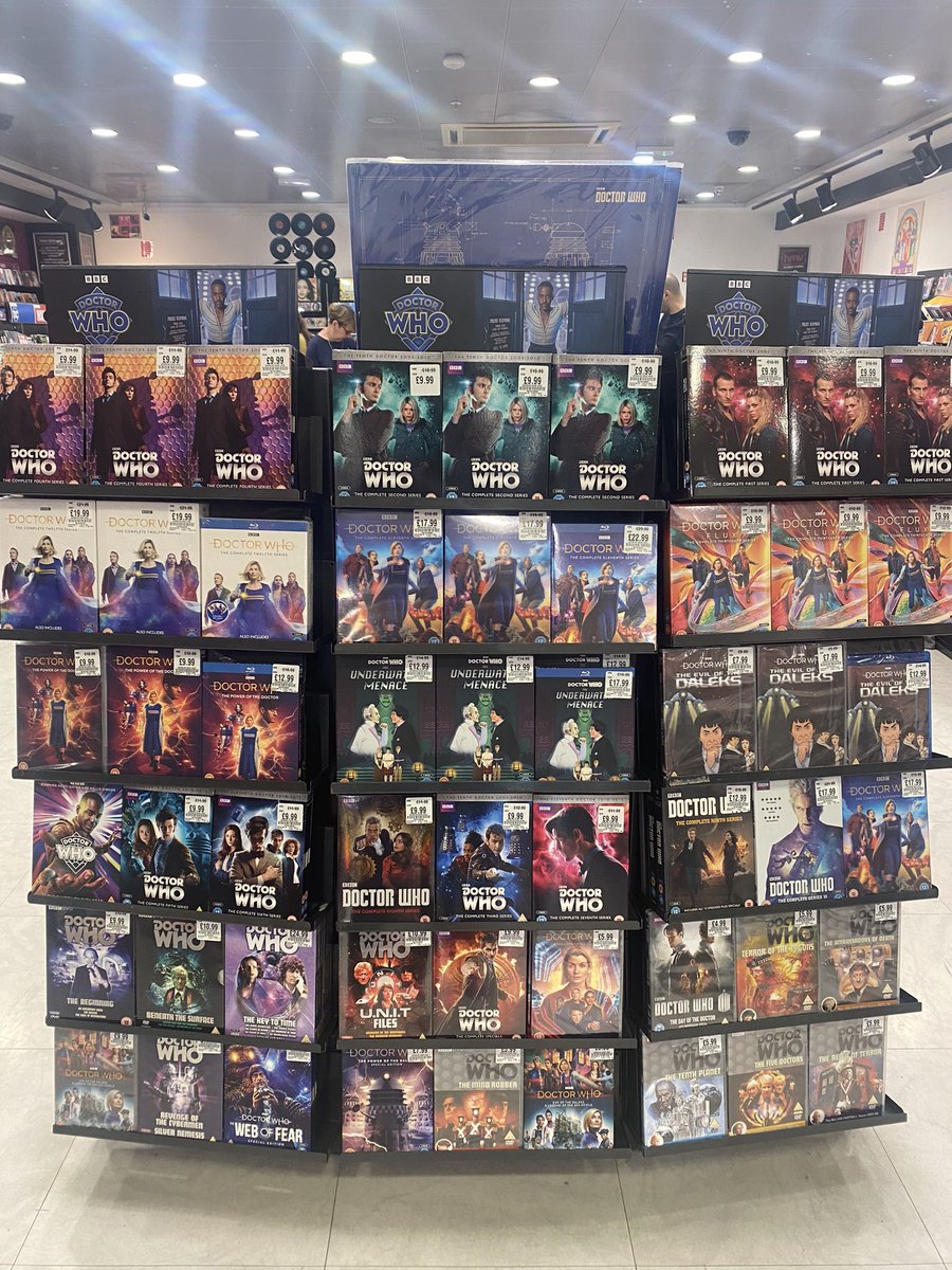 Calling whovians! DVDs and blu ray now on sale!!! 

#Trending #hmv #hmvwolves #whovian #mandercentre #enjoywolverhampton #DoctorWho