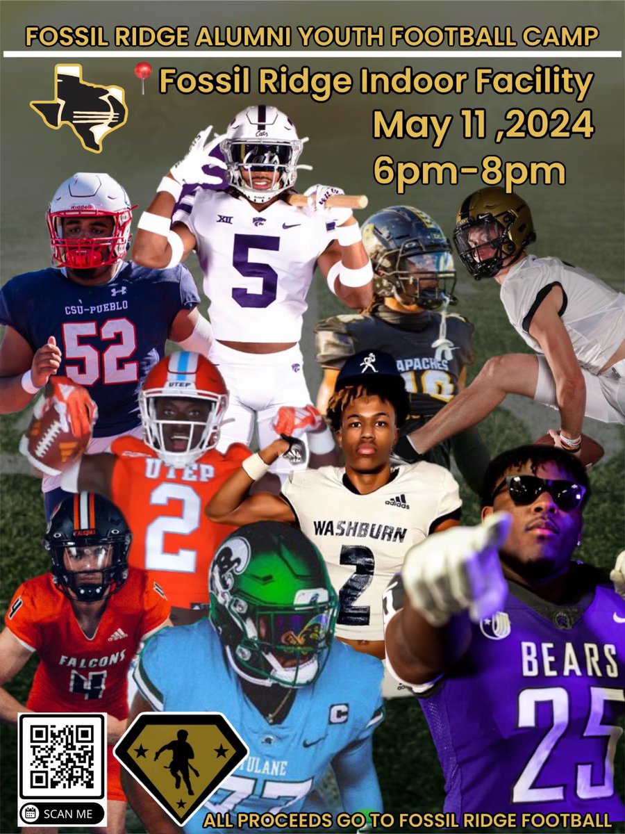 Logan Cundiff (@loganbcundiff) on Twitter photo Come get developed at the first annual Fossil Ridge Alumni Youth Football Camp tonight at 6-8 pm in the indoor facility. qrco.de/bexxQC <a href="/ridgerecruiting/">Keller Fossil Ridge Football</a> <a href="/KISDAthletics/">Keller ISD Athletics</a> <a href="/coach_LDMC/">LaDarius Chambers</a> <a href="/Coach_Flemming/">Oschlor Flemming</a> <a href="/coachortega2006/">Freddy Ortega</a> <a href="/StephenBodishV/">.</a> Come get developed at the first annual Fossil Ridge Alumni Youth Football Camp tonight at 6-8 pm in the indoor facility. qrco.de/bexxQC <a href="/ridgerecruiting/">Keller Fossil Ridge Football</a> <a href="/KISDAthletics/">Keller ISD Athletics</a> <a href="/coach_LDMC/">LaDarius Chambers</a> <a href="/Coach_Flemming/">Oschlor Flemming</a> <a href="/coachortega2006/">Freddy Ortega</a> <a href="/StephenBodishV/">.</a>