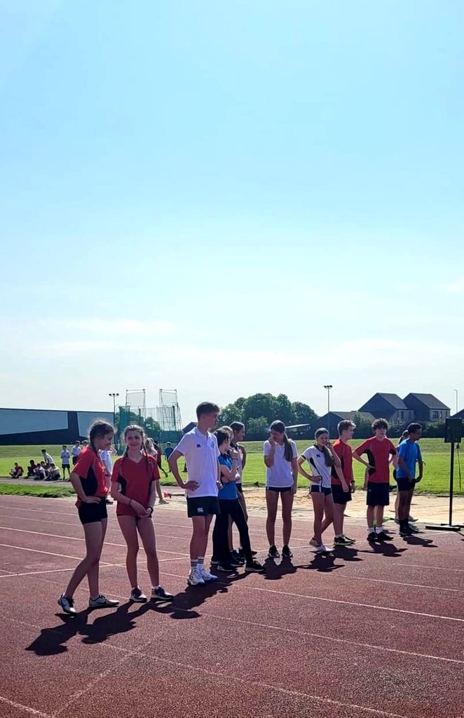 Well done to all of #TeamQVS competing in the athletics competition this morning at St Columbas. ❤️💛💚 #TogetherWeAreQVS