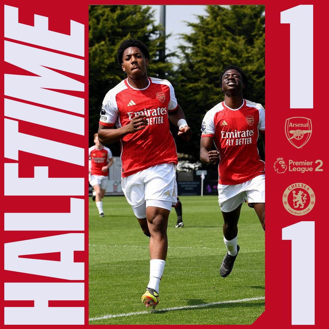 Level at the break 🤝 All to play for in the second half #AFCU21 | #PL2