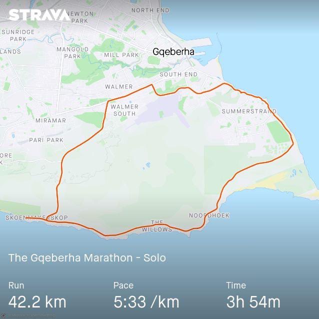 Unprovoked solo long run.  The wind did not make easy 💨💨💨🌊🌊🌊

#RunningWithTumiSole 
#TrapnLos
#Comrades2024