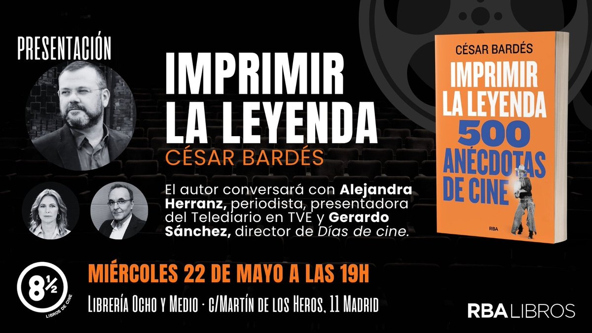 Firmas, charla con dos extraordinarios periodistas, preguntas las que queráis. Gracias a <a href="/RBALibros/">RBA Libros</a> y, por supuesto, a Gerardo Sánchez <a href="/GerardoQuietMan/">Gerardo Sánchez 🎬</a> que también prologa el libro, y a Alejandra Herranz <a href="/AlexHerranz/">Alejandra Herranz</a> que no se lo pensó dos veces para venir.