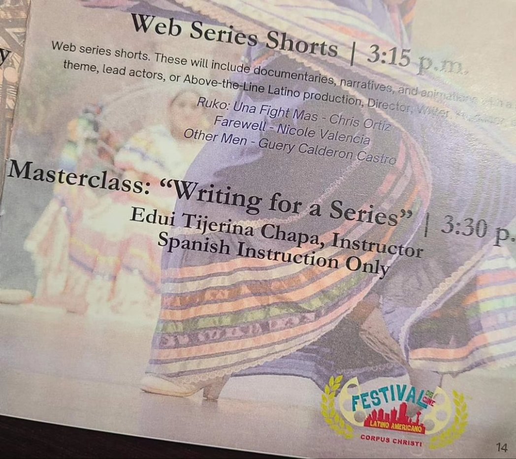 EduiTijerina's tweet photo. Este será el #escenario de nuestro #panel de #HOY (#sábado 11 de mayo) y de mi #MasterClass de #MAÑANA (#domingo 12 de mayo)
Allá nos vemos, amigos de #CorpusCristi, #Texas.
#FDCLA #Festival de #Cine #Latinoamericano 2024, en el #Centro de las #Artes de la Texas A&M #University. https://t.co/6CORtDLbJZ