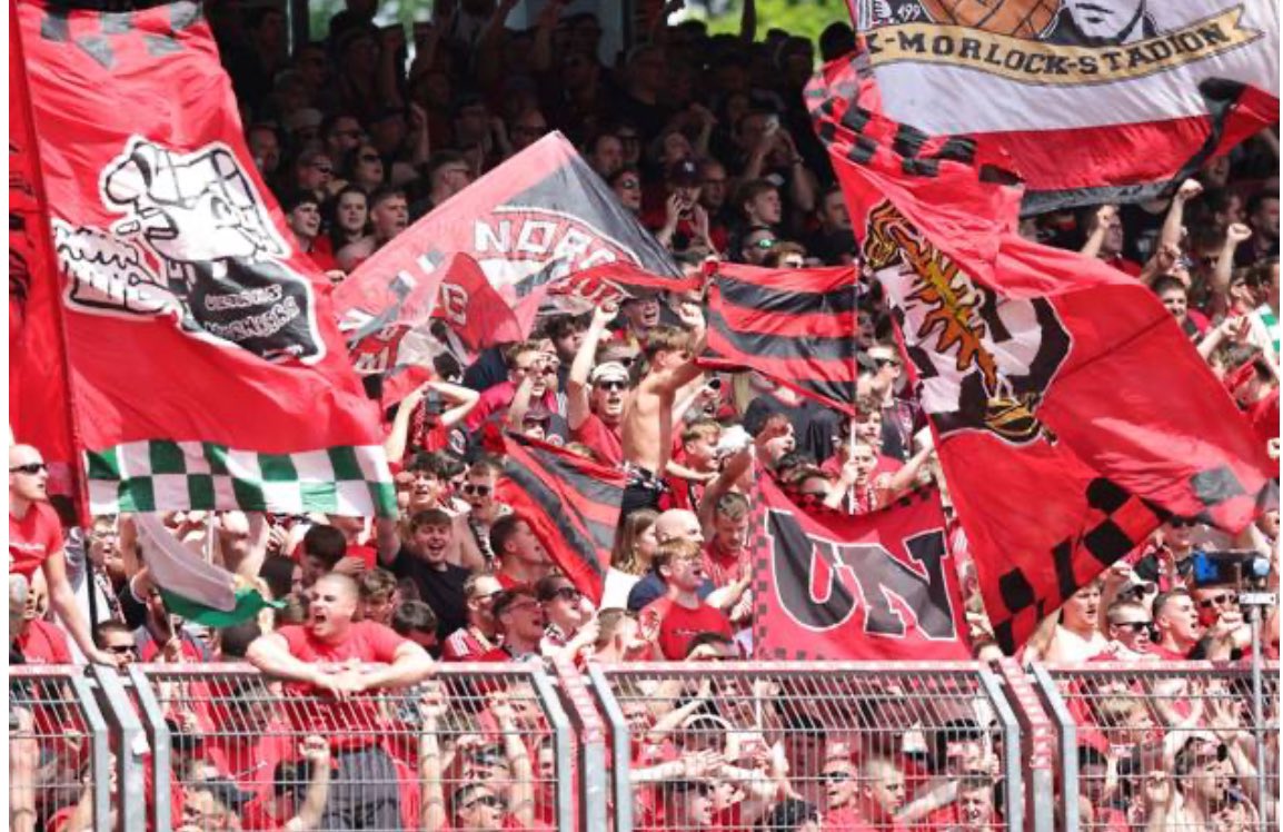 1.FCN e.V. 3:0 Sportvereinigung 07 Elversberg e. V.

Was ein geiles letztes Heimspiel der Saison 🔴⚫️
Genießt die Zwangs-Pause vom MMS (denkt an die U30N Feier !) und kommt nächste Woche nach Hamburg 🫶🏻 #fcn 

Wie gern wär ich heut da gewesen ..