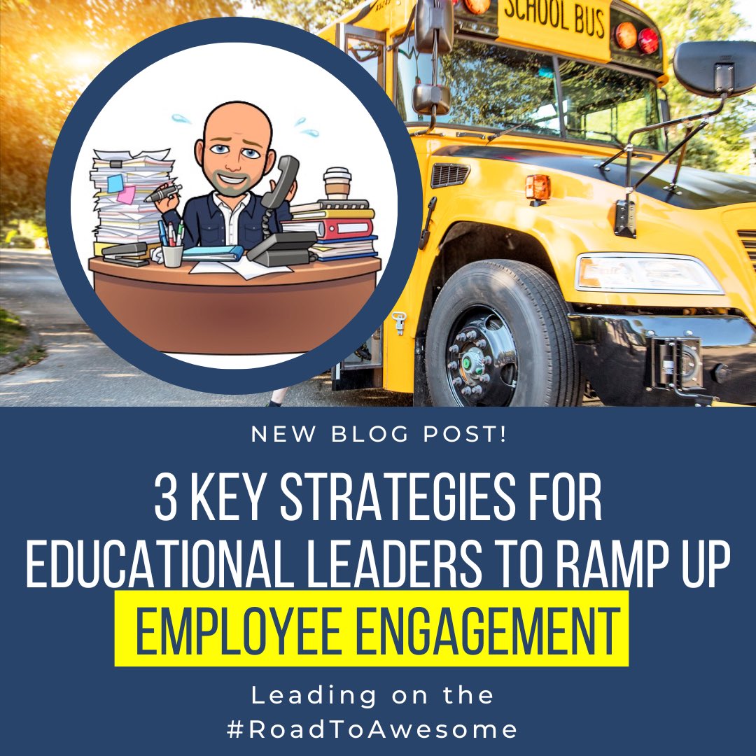 New Blog Post: according to a recent Gallup poll, only 34% of U.S. workers are engaged in their jobs. Employee engagement is crucial for the success of any organization, and educational institutions are no exception. So this week let’s explore strategies that educational…
