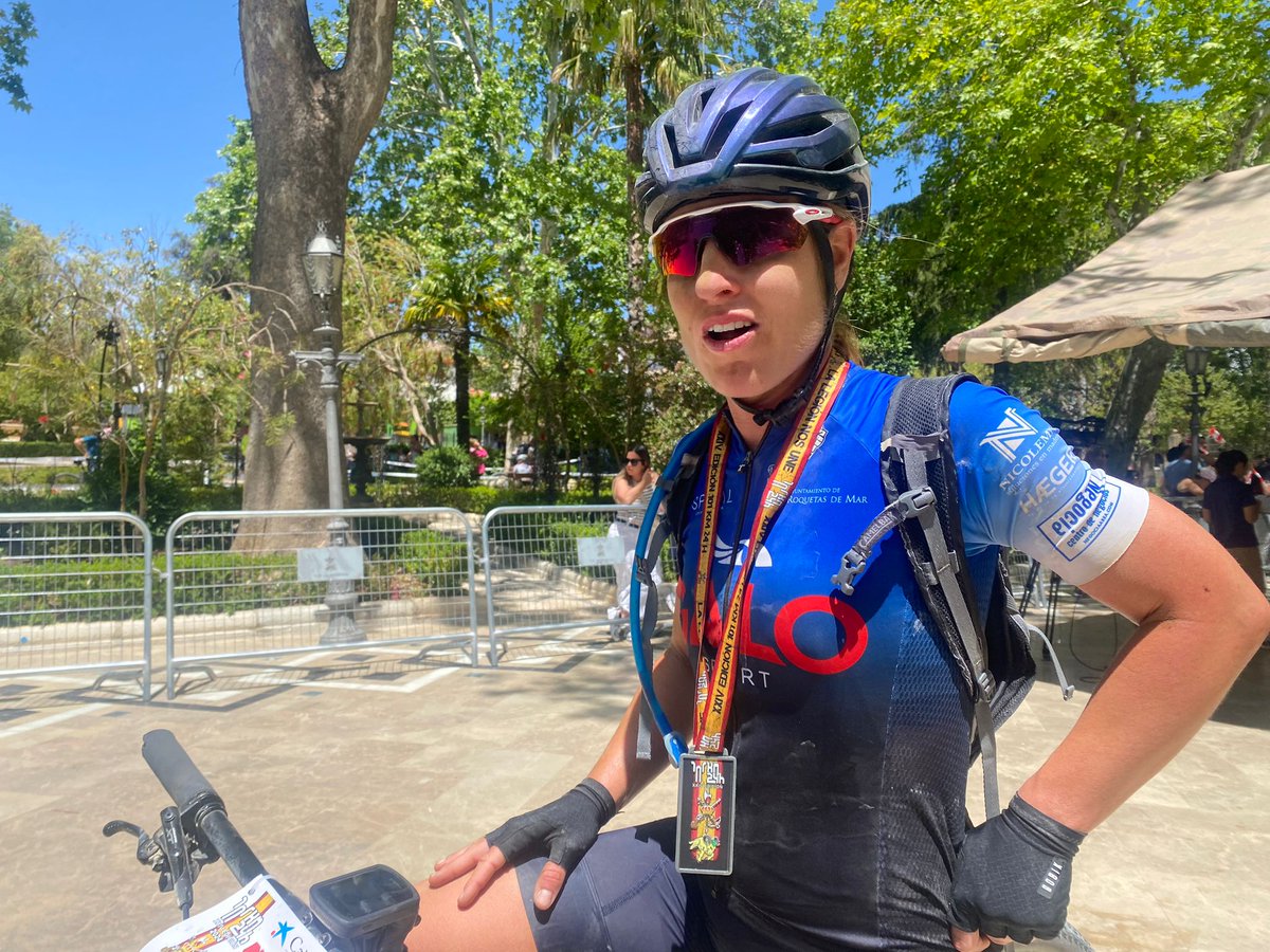charrytv's tweet photo. Victoria Mayoral  consigue  la segunda posición en categoría MTB Femenino  #101kmronda #charrytv #zimavisuales https://t.co/niZJ9oS02V