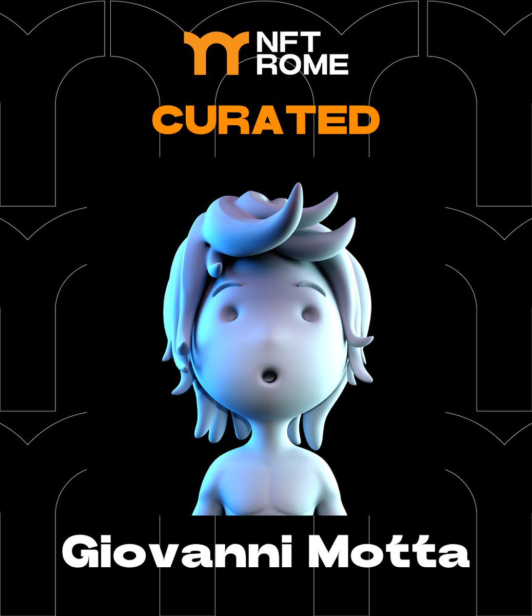We are pleased to announce that @mottagio1971 will be part of our 'Curated Initiative' at NFT Rome. Giovanni Motta is an Italian artist known for his distinctive style that blends contemporary pop culture with traditional influences.