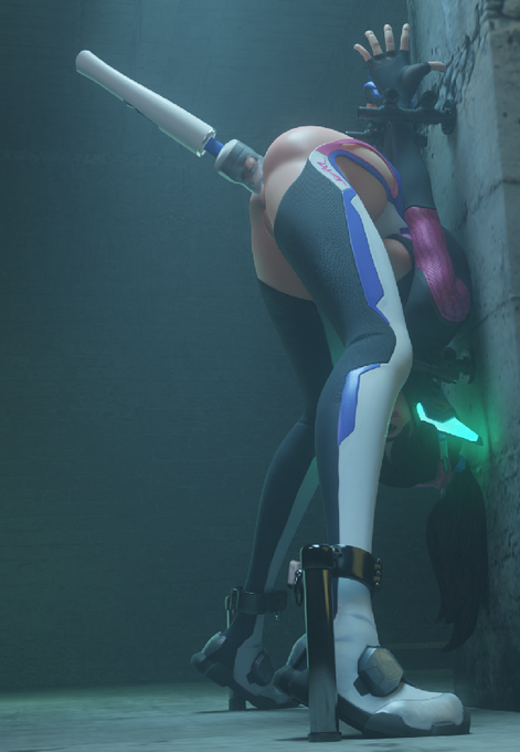 I already fucking love this outfit on Dva, shoes are great and even when she'srestrained, you're eager