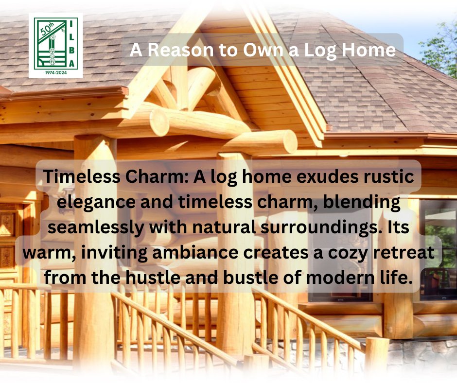 LogBuildersILBA's tweet image. A Reason to Own a Log Home
#ILBA #wellcraftedloghomes #loghome #logcabin #cabinliving #architecture #loghouse #woodcabin #cabin #woodhouse #cabinlove #woodhome #cabinlife #woodwork #loghomes #cabinvibes #cabinstyle #loghomeliving #logcabins #rusticdecor #cottage #customhomes