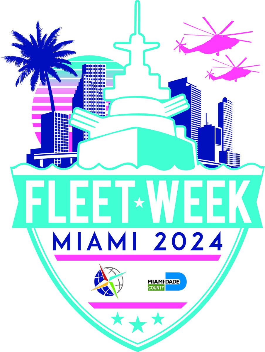 If you haven’t participated in any #FleetWeek events, don’t delay! Sunday, May 12th is the last day. Visit fleetweekmiami.org for information.