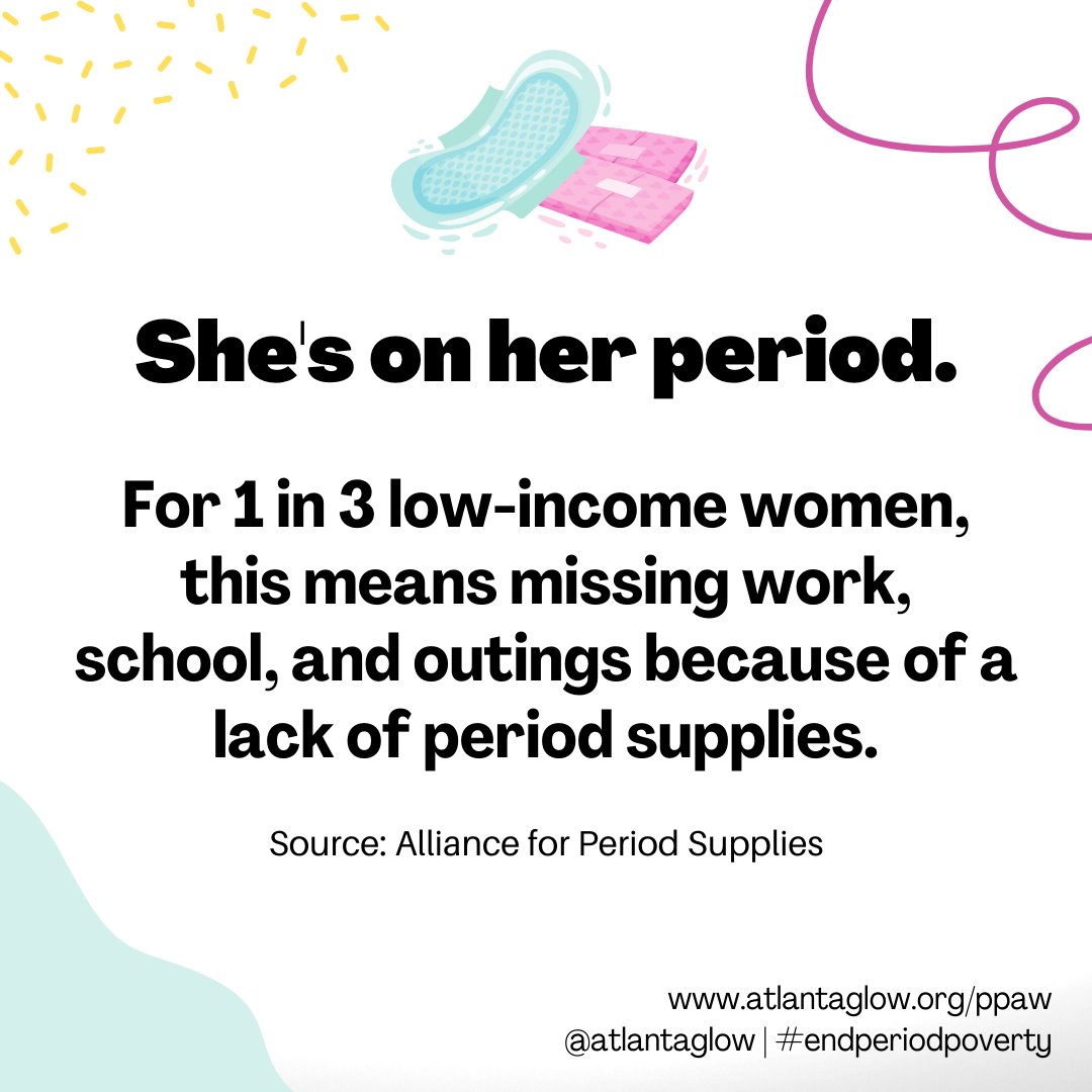 In preparation for #PeriodPovertyAwarenessWeek May 20-28, get to know the facts about #periodpoverty and how you can become an advocate for #menstrualequity. Follow along throughout the month of May to find out more about getting involved in this movement. #WomensHealthMonth