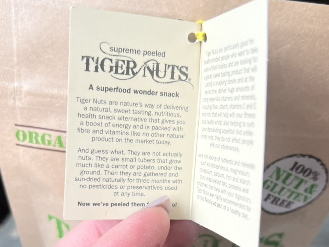 Tiger Nuts, a millennia-old superfood, are nature's best-kept secret! Packed with nutrition, delightful in taste, and a natural appetite suppressant. Discover the ultimate healthy snack! 😍 

🛒  tigernutsusa.com/collections/2-…
 
#HealthySnack #GlutenFree #NutFree
