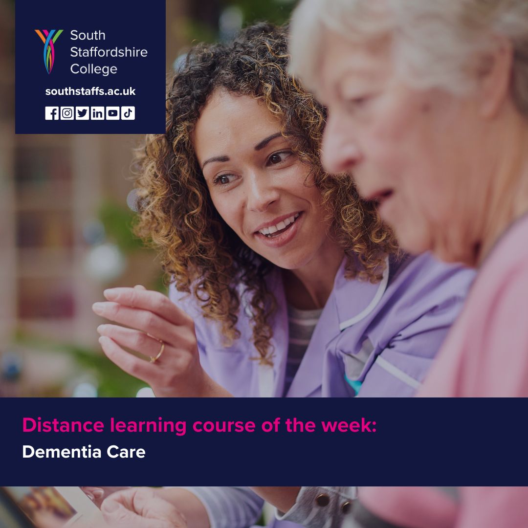 Next week is #DementiaActionWeek so our #distancelearning course of the week is the Level 2 Certificate in Dementia Care 💜 It will develop your understanding of what dementia is, how it affects the brain & the effects that it has on individuals’ lives ➡ orlo.uk/Oppw6