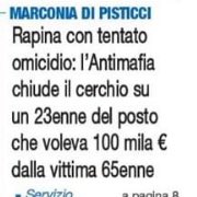 Non è rapina 👇è #mafia #Basilicata