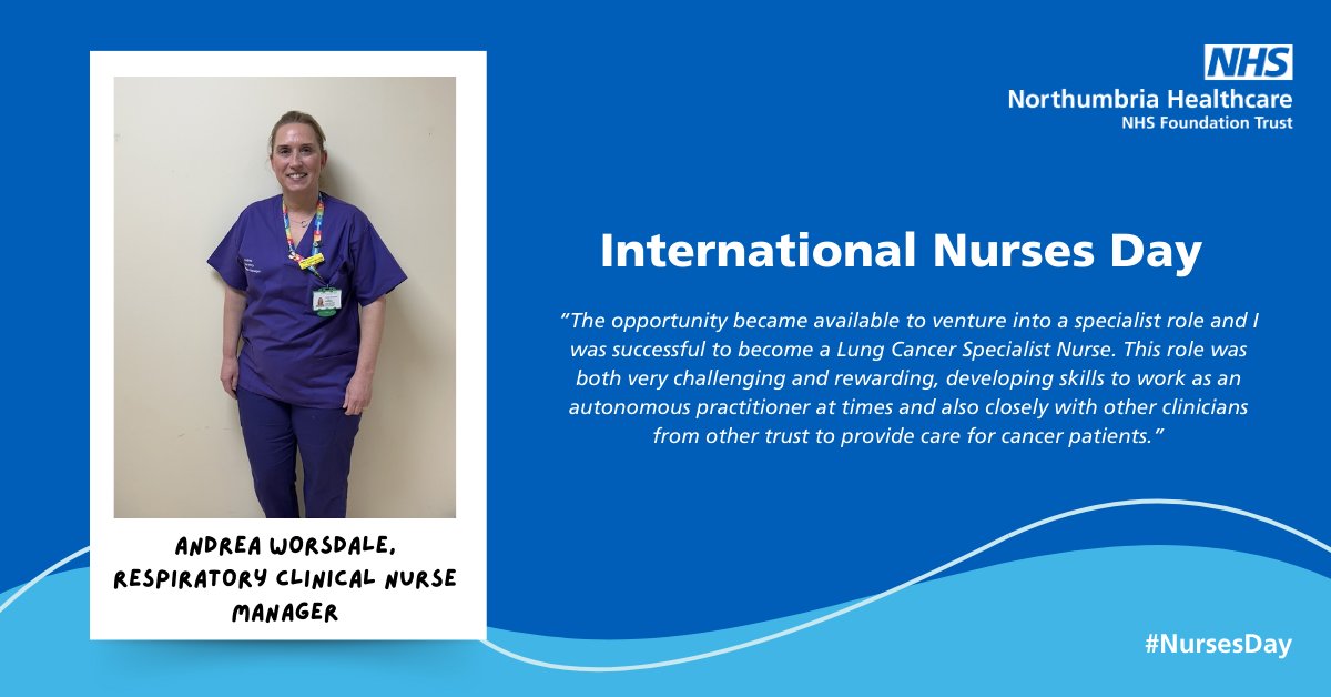 Andrea began her career as a healthcare assistant and has studied and worked her way up to becoming Respiratory Clinical Nurse Manager. Learn more about Andrea’s journey at Northumbria 👉 ow.ly/LfE550RB82u #IND2024 #NursesDay