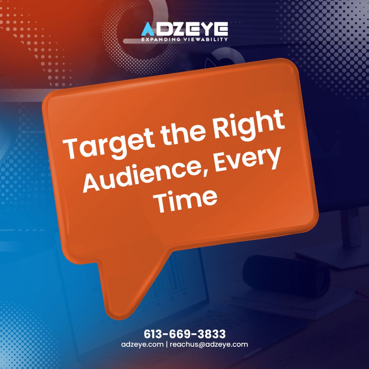 Efficient targeting is at the core of effective marketing.
At Adz Eye, we use advanced tools and analytics to ensure your message reaches the right audience, maximizing impact and efficiency.
#AdzEye #Targeting #MarketingEfficiency #RightAudience