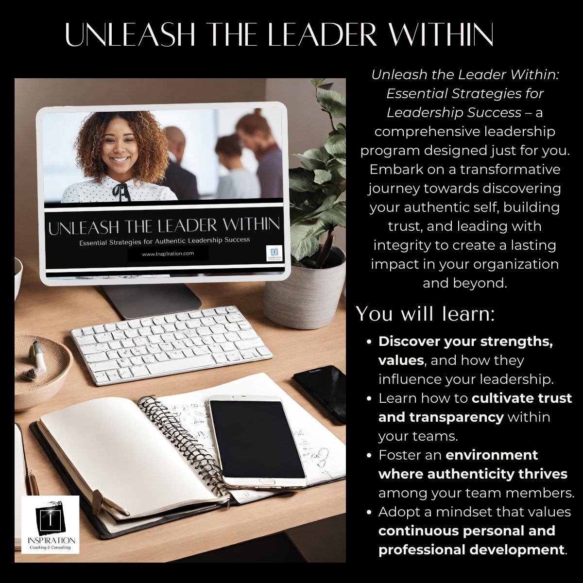 Our program, 'Unleash the Leader Within,' is your pathway out of the rut and into your full potential. Discover how to enhance your strengths and polish your skills for a brighter professional future. 

Join us here:insp1ration.com/unleashthelead… #LeadershipGrowth #UnleashPotential