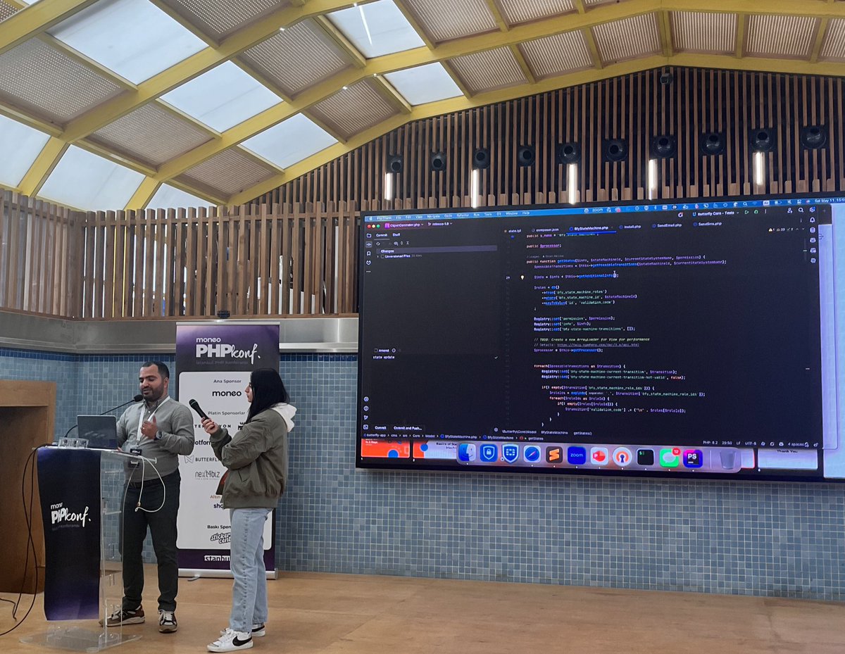 Platin sponsorumuz Butterfly / RG Labs'in Kurucusu Ozan Akçora, 'Building a State Machine in 2 Days' sunumu ile salon 1’de bizimle! 🚀

#PHPKonf #PHPKonf24