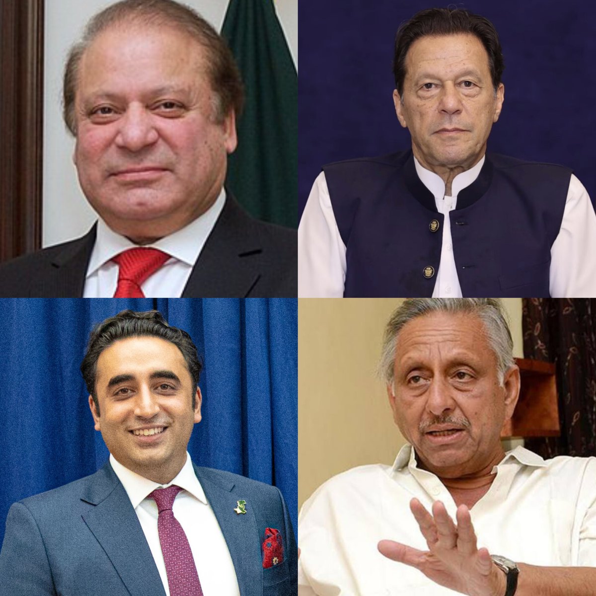 Some famous politicians of Pakistan