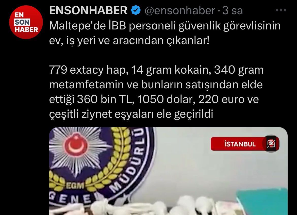 İBB personeli torbacılığa başlamış. Haber nerdeyse bir haftalık ve haber siteleri yeni görüyor olayı. Aslında kamuoyu oluşturması gerekenler sessiz kalınca durum böyle vahim oluyor. Kendilerine istifa diyenlerin listesini Cumhurbaşkanına sunar, böyle olaylarda susarlar