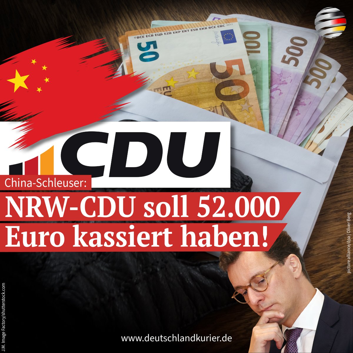 Die nordrhein-westfälische CDU soll Spenden über mindestens 52.000 Euro von der im April bei einer Großrazzia aufgeflogenen Schleuserbande erhalten haben. Der von Ministerpräsident Hendrik Wüst geführte Landesverband scheint damit tiefer in den Skandal um falsche Aufenthaltstitel…