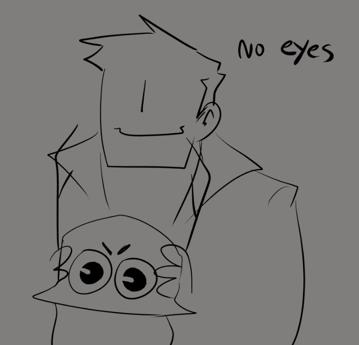 no eyes