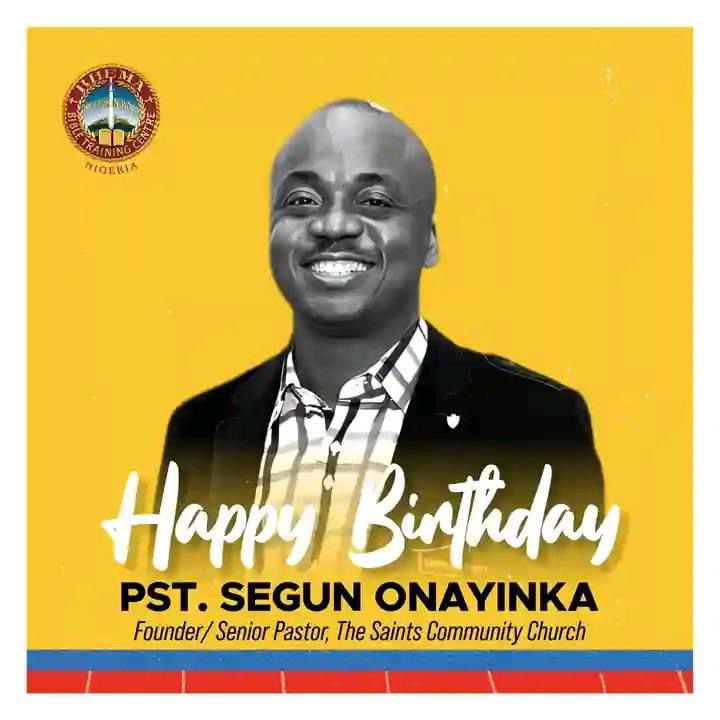 Happy birthday Shegzy mi owon!

Thank you so much for being such a tremendous blessing to the body of Christ. 

Pastor Onayinka Olusegun - you are such a rare gem with a great heart. Known you very closely now for about 30 years and you have been a loyal friend and a very