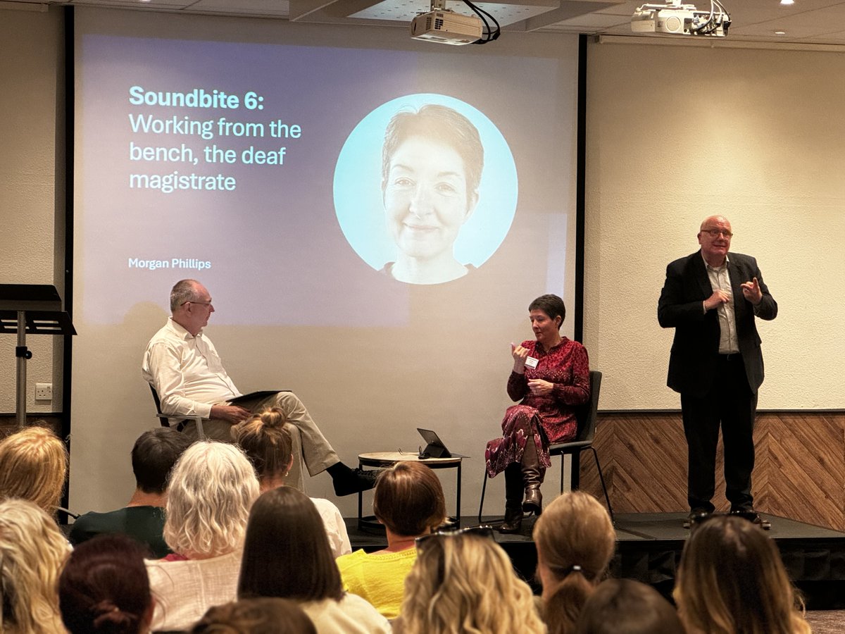 DarrenNeilAdams's tweet image. Deaf magistrate Morgan Phillips shares her experience working with #BSLInterpreters and walks us through what&apos;s expected. #BSLLegal