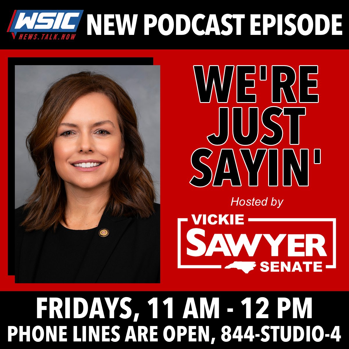 NEW EPISODE 🎙️ This week on We’re Just Sayin’, co-host David Coble and I talk about the latest happenings in Raleigh, including the revised budget forecast and the Governor’s proposed cuts to transportation funding. We also discuss the ongoing federal lawsuit on Voter ID,