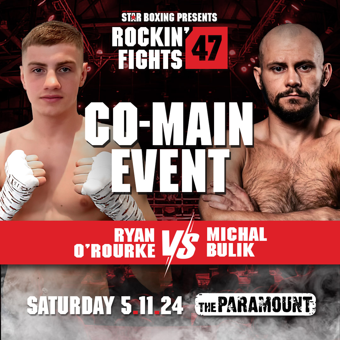 It's fight day in America @RyanOR12345 in action on the @StarBoxing show at the Paramount theater in New York 6 round Welterweight contest against Michael Bulik Win number 12 incoming then its time to start looking at titles