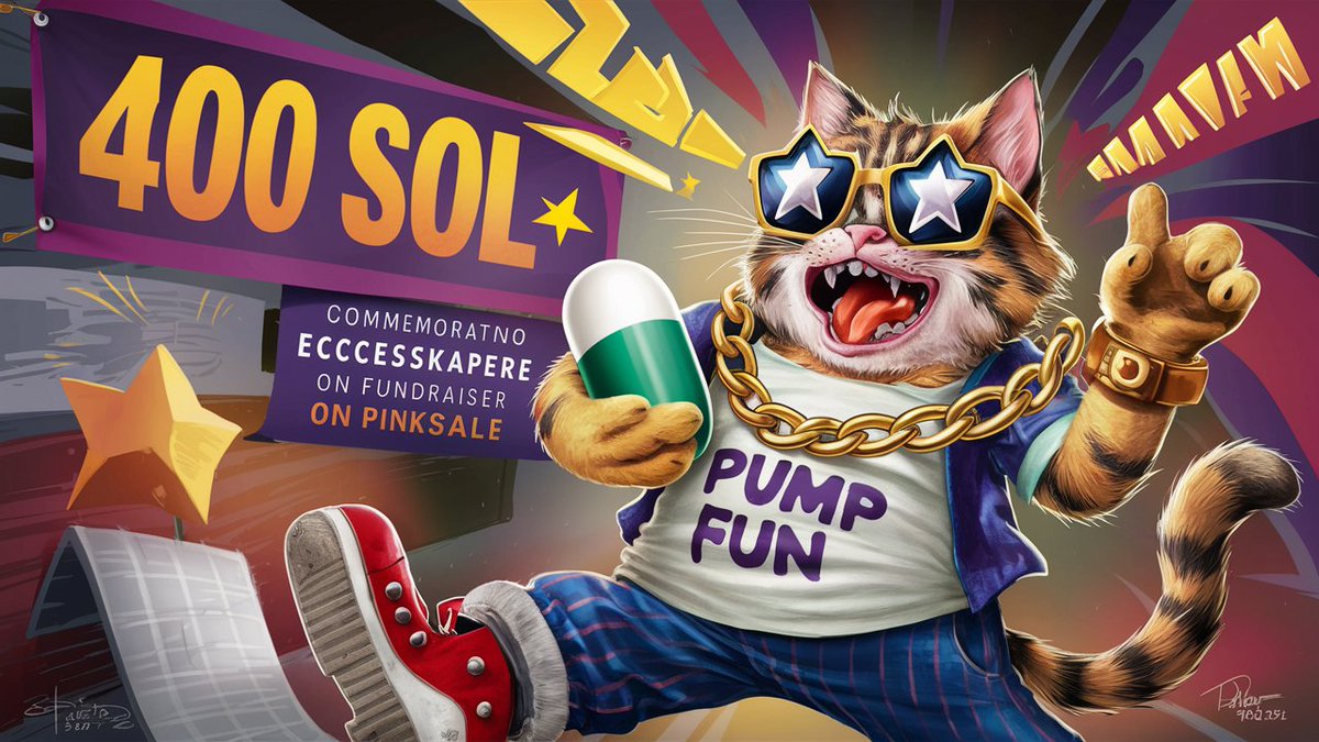 pumpfuncat's tweet photo. PumpFunCat has raised a whopping 400 SOL on PinkSale! 🎉🚀

Thank you for your incredible support! Let's keep the momentum going strong💪

▶️Participate：https://t.co/KXXjREqbEg

#PumpFunCat #Pinksale #Crypto #Solana #Pumpfun https://t.co/gLHcquutAM