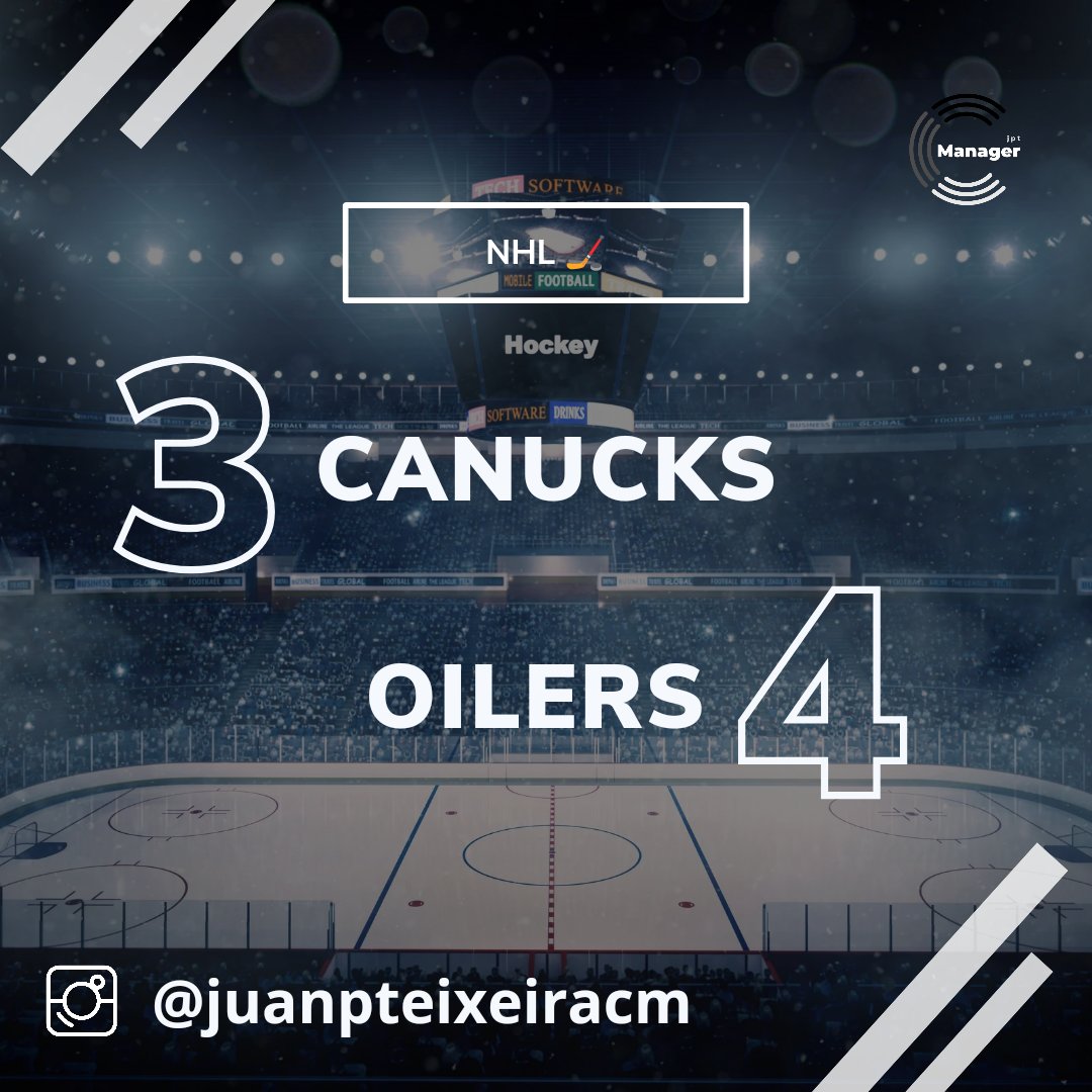 #NHL 🏒🇺🇸 | Ronda 2

🔵🔵 @Canucks 3️⃣
⚪🔵 @EdmontonOilers 4️⃣

#NHLTwitter #HockeyTwitter #vancouvercanuckshockey #edmontonoilershockey #Canucks #Oilers #NHLonTNT #StanleyCupPlayoffs #NHLPlayoffs #NHLPlays #hockeyplayers #hockeygame #hockeyfan #hockeycards #NHLProps #playoffs